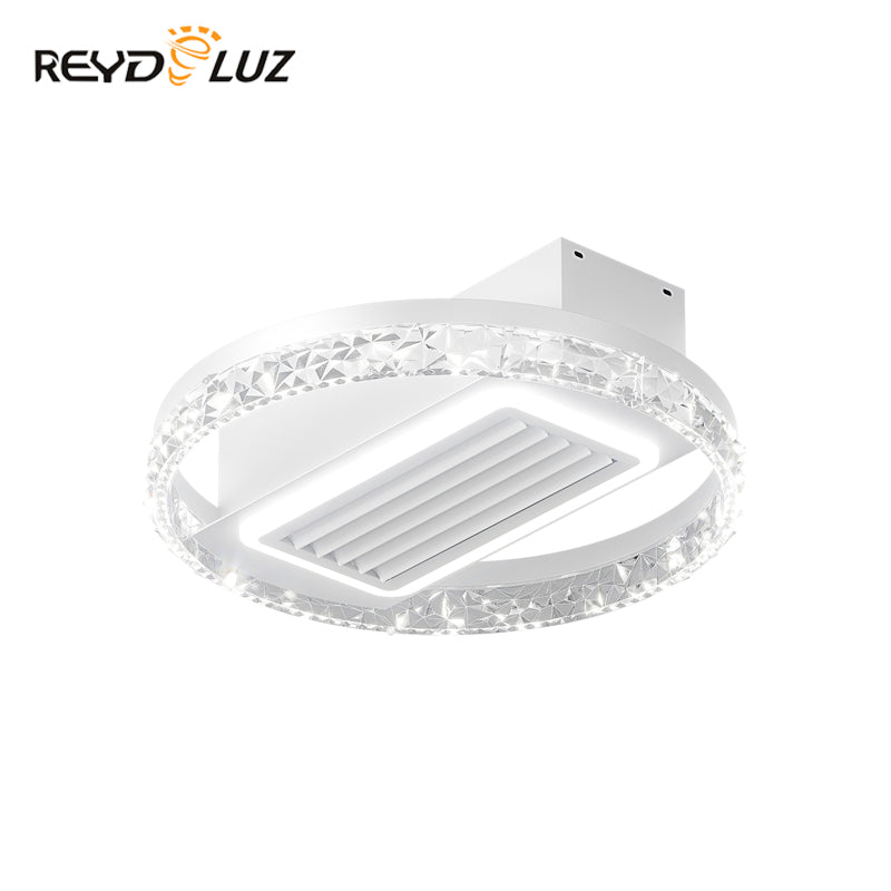 REYDELUZ 19.7" Dimmable  Bladeless Fan Light