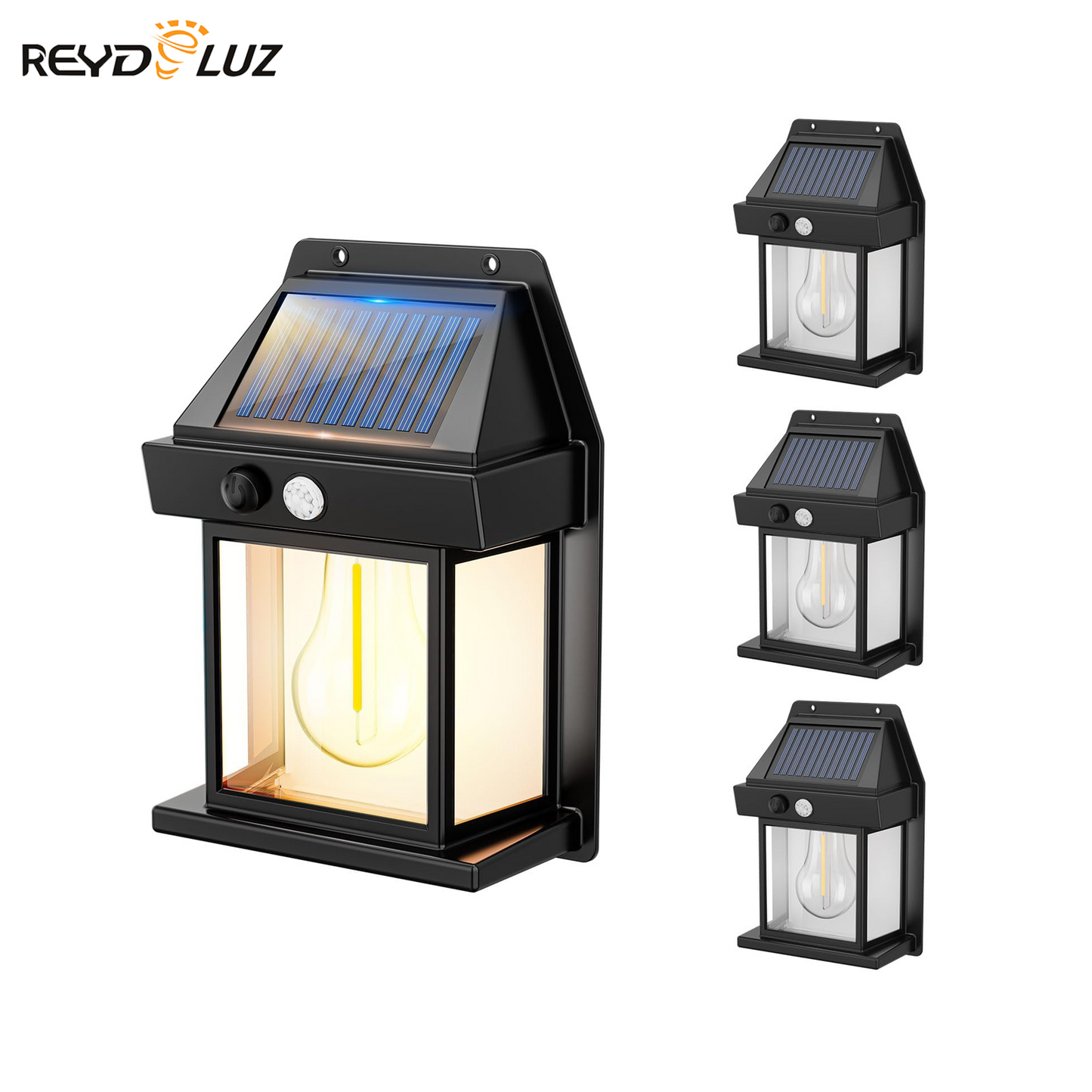 REYDELUZ Motion Sensor Outdoor Light, 3 Lighting Options.