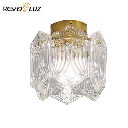 REYDELUZ 20" Crystal Art Hallway Light