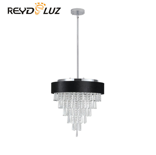 REYDELUZ 17.9"Modern Crystal Chandelier