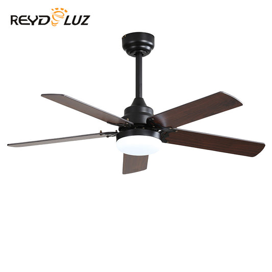 REYDELUZ 42"  Noiseless Reversible 5 Blades Ceiling Fan With  Remote Control