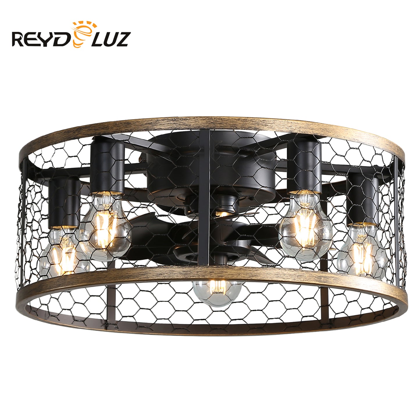 REYDELUZ  20" Ceiling Fan With 7-ABS Blades Remote Control