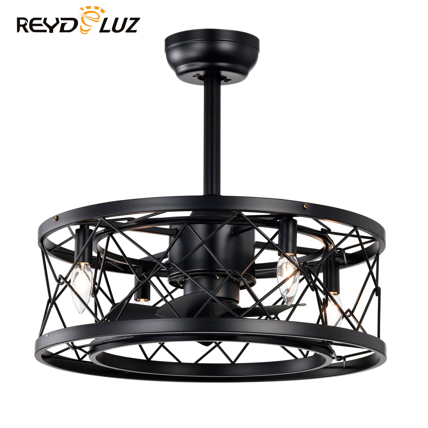 REYDELUZ  20.47" Modern Low Noise Ceiling Fan