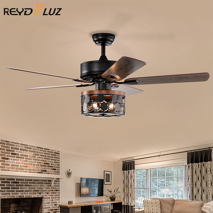 REYDELUZ  52" Ceiling Fan with Remote Contro