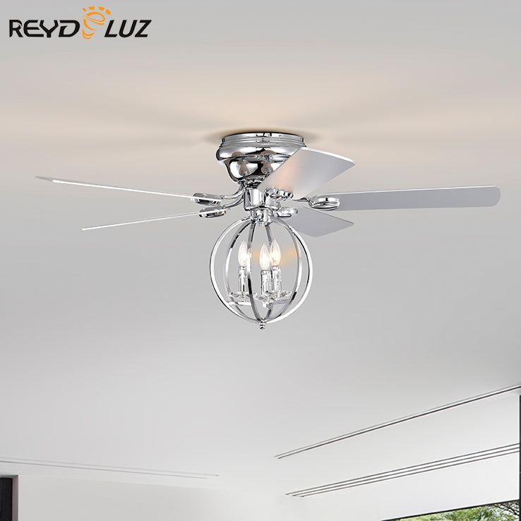 REYDELUZ 25.98" LED Ceiling Fan with Remote Control