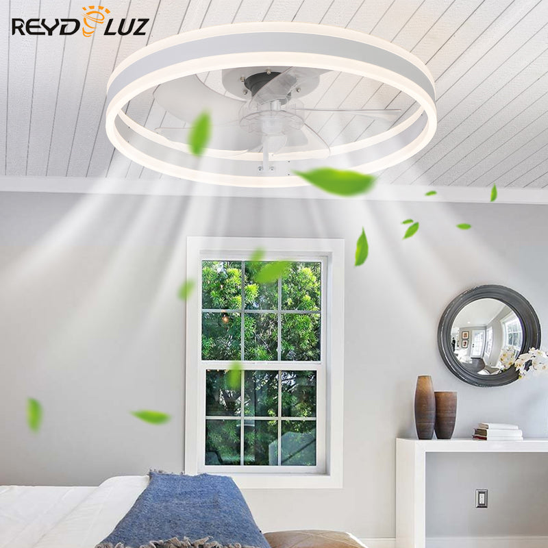 REYDELUZ 19.7" LED Ceiling Fan Lights Dimmable