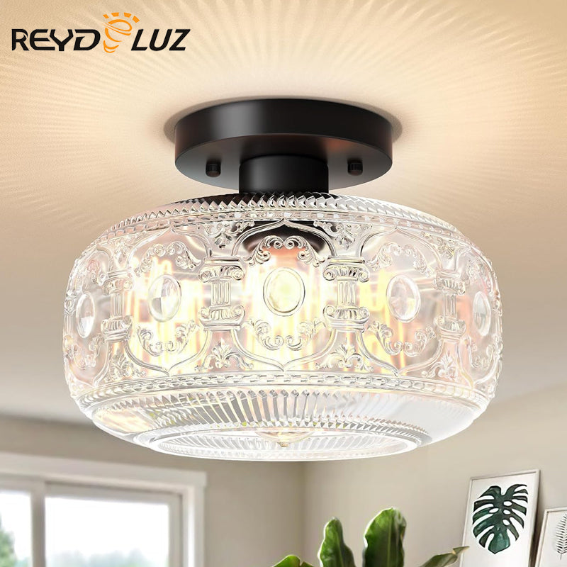 REYDELUZ 24" Hallway Light with Glass