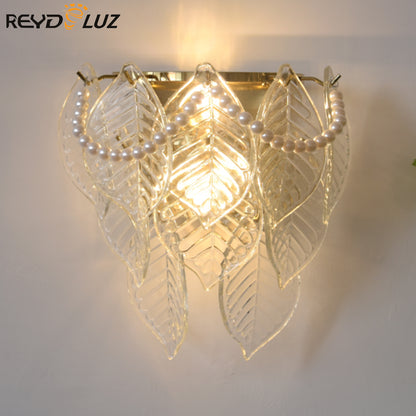 REYDELUZ 31" Creative Crystal Wall Lamp