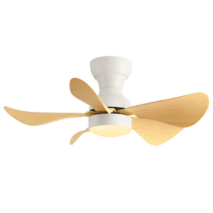 REYDELUZ 30" Ceiling Fan with Lights for 5 Blades Modern Ceiling Fans for Indoor.