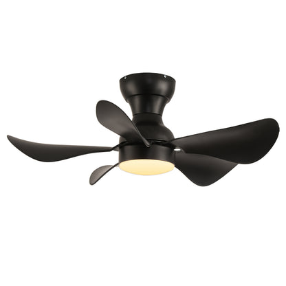 REYDELUZ 30" Ceiling Fan with Lights for 5 Blades Modern Ceiling Fans for Indoor.