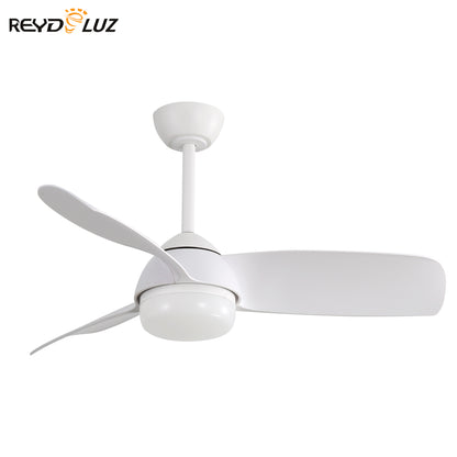 REYDELUZ  42'' Inch Modern Ceiling Fan With 6 Speed Remote Control Dimmable