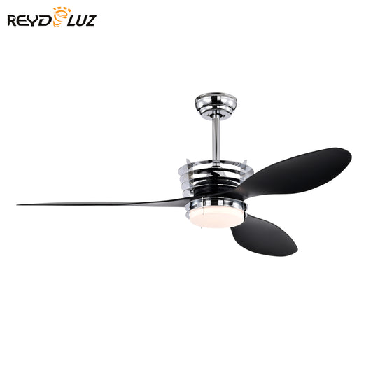 REYDELUZ 52'' ABS Blades Ceiling Fan with Lights and DC Remote Modern Ceiling Fan