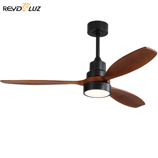 REYDELUZ 52" Low Profile Integrated LED Indoor Ceiling Fan