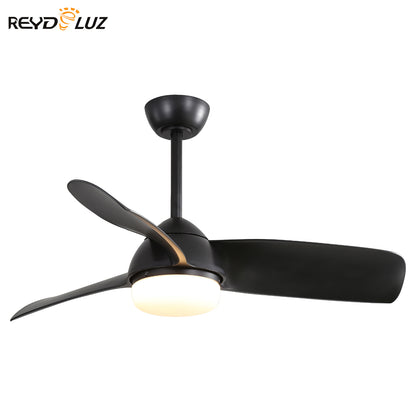 REYDELUZ  42'' Inch Modern Ceiling Fan With 6 Speed Remote Control Dimmable