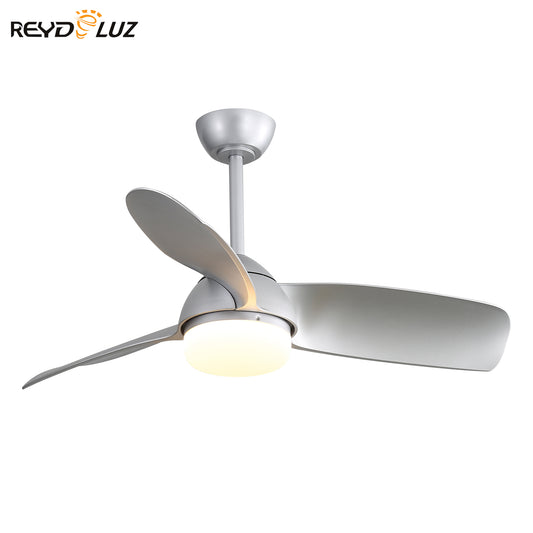 REYDELUZ  42'' Inch Modern Ceiling Fan With 6 Speed Remote Control Dimmable