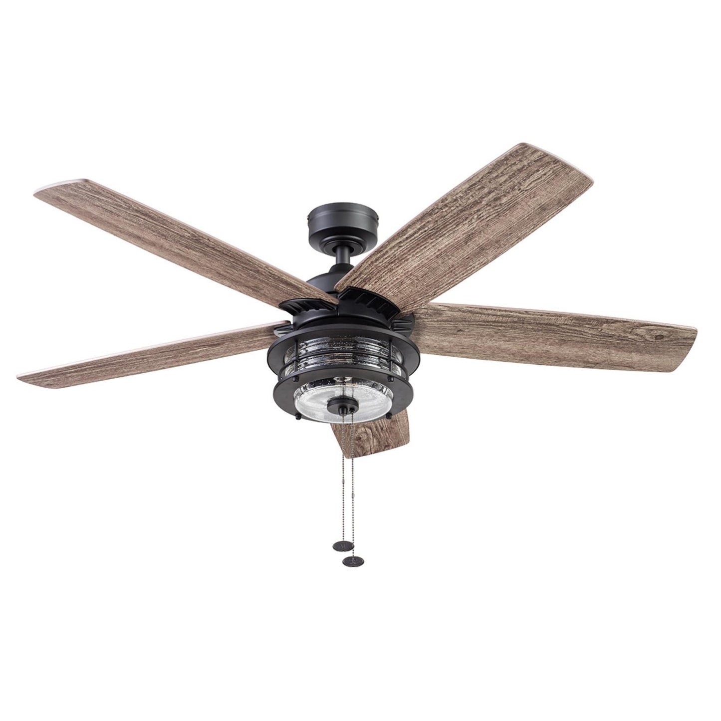 REYDELUZ 52" Nautical & Coastal Ceiling Fan with LED Light.