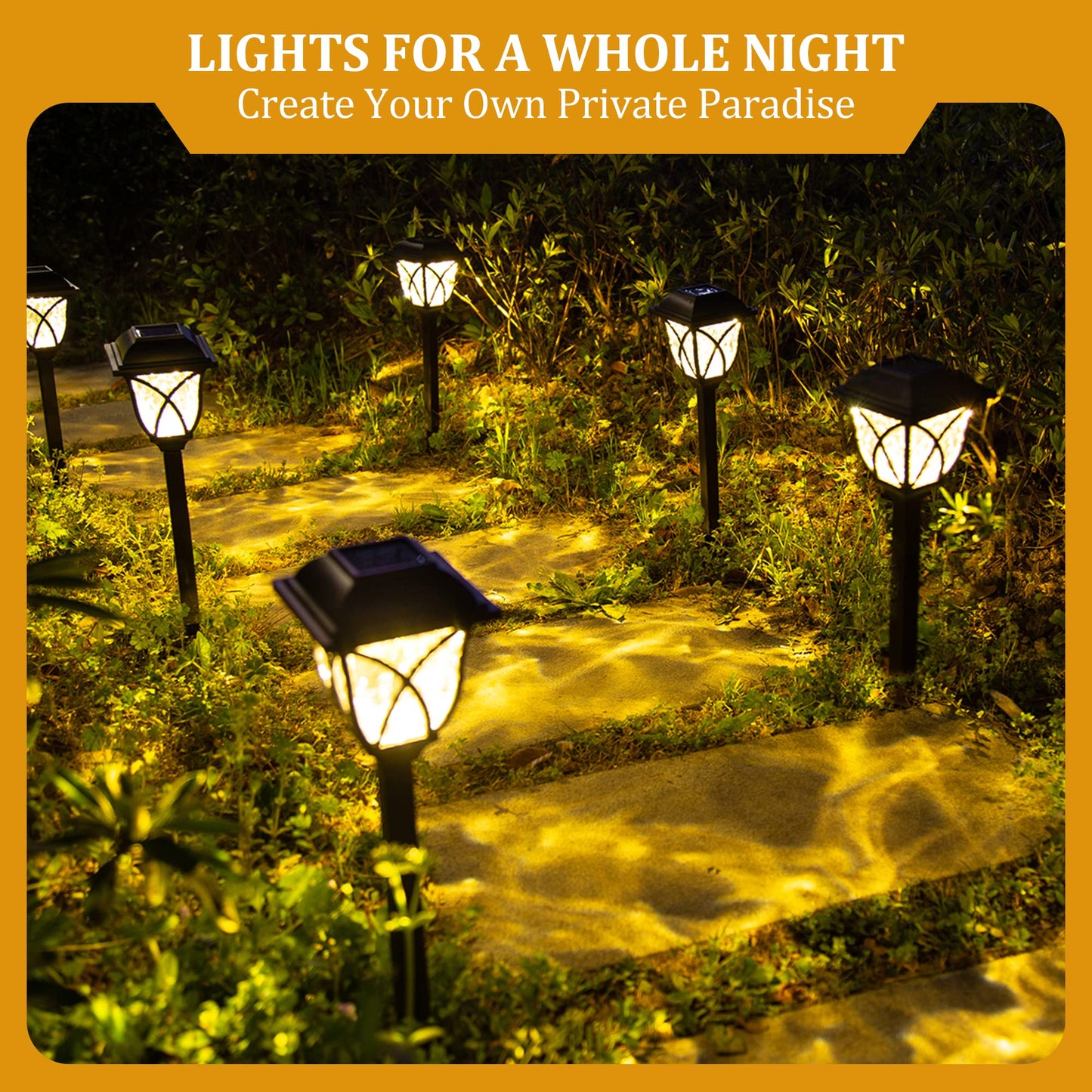 REYDELUZ Outdoor Waterproof, LED Garden Lights.