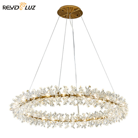 REYDELUZ 15.7“ Personalized wreath Ceiling Lights Chandeliers